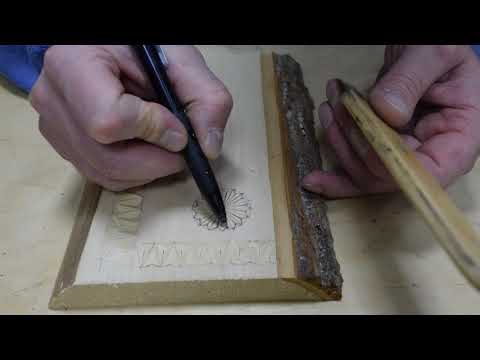 Видео: Геометрическая резьба.Вырезаем розетку