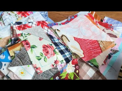 Видео: Схема не нужна, красивый лоскутный блок придумаем сами DIY мастер-класс