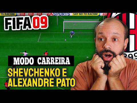 Видео: Режим карьеры в FIFA 09 Wii — Шевченко и Алешандре Пато: непобедимый дуэт «Милана»