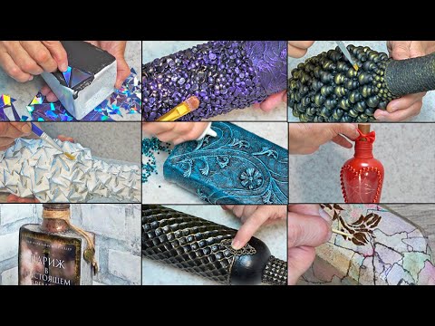 Видео: 10 НЕВЕРОЯТНЫХ ИДЕЙ с обычными бутылками, результат вас поразит! Бутылки декор, бутылки поделки