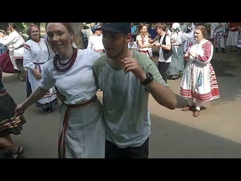 Видео: Танец "Полька" (фрыстайл). Канцэрт ля клубу в. Шыпілавічы (Любанскі р-н). Пятровіца-2024, 12.07.2024