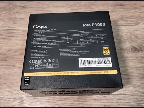 Видео: Обзор компьютерного блока питания Ocypus Iota P1000