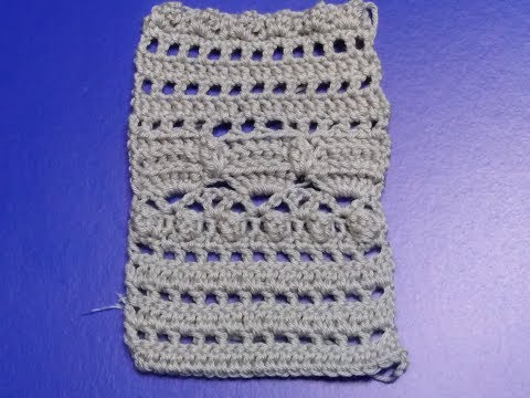 Видео: Узор крючком /По - петельный МК