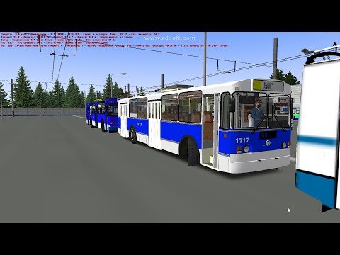 Видео: OMSI 2 Троллейбус ЗиУ 682Г-012ГОА. Карта Troll (Кострома 2016) .Маршрут 1