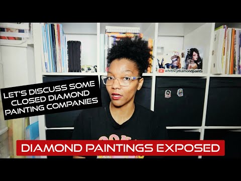 Видео: Давайте обсудим некоторые ЗАКРЫТЫЕ компании, занимающиеся алмазной живописью