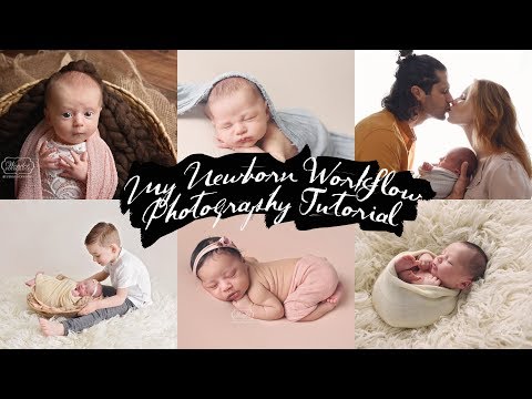 Видео: Как фотографировать НОВОРОЖДЕННОГО ребенка - ВЕРСИЯ 2019 ГОДА (Мой рабочий процесс, упаковка и фо...