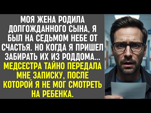 Видео: Жена родила сына, я был счастлив. Но медсестра передала мне записку — и всё изменилось.
