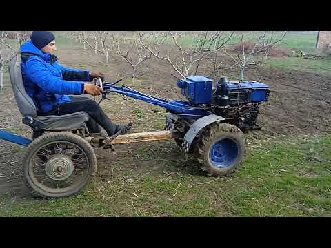 Видео: Мотоблок.Посадка картоплі