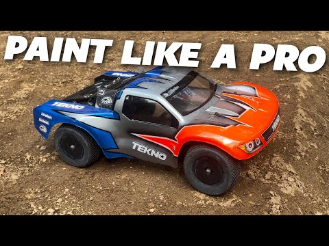 Видео: Покраска кузовов радиоуправляемых машин с помощью LIQUID MASK!