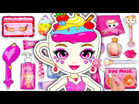 Видео: 💖Сделай сам из бумаги💖Уход за кожей + макияж от BRAINROT BALLERINA CAPPUCCINA с мороженым💄Распако...