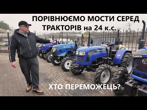 Видео: Порівнюємо трактори Донгфенг 244, Ловол 244, Джинма 244, Булат 244 ПРО, Шифенг 244 С, Соліс 26