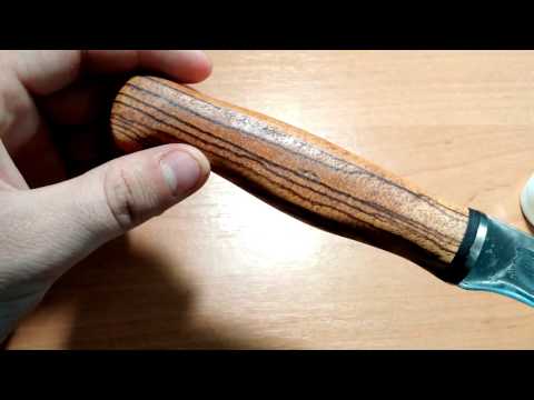 Видео: Изготовление ножа из быстрореза Р-18 (Часть 3) Рукоятка