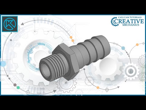 Видео: Штуцер в Компас 3D