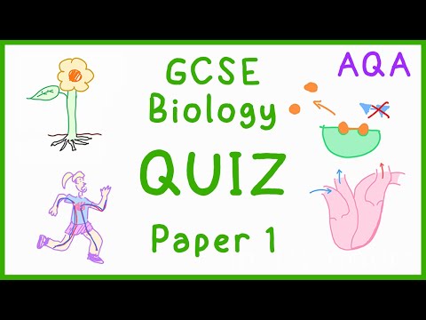 Видео: Тест 1 по биологии GCSE (AQA)