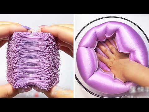 Видео: Удовлетворение Slime Сборник [ASMR] | Расслабляющий Slime [ACMP] #12