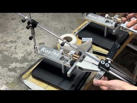 Видео: Заточка для новачка . З поясненнями деяких нюансів . Точилка і камені kosim