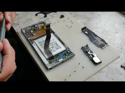 Видео: SAMSUNG Note 10 Plus. Разбит, не показывает. Замена дисплея.