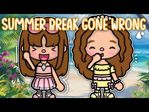 Видео: Летние каникулы *ПОШЛИ НЕ ТАК* ❌🌸 || *С ГОЛОСОМ* 🎙️|| Toca Boca TikTok Ролевая игра 🩵🌈
