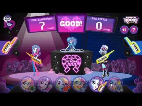 Видео: Школа Кантерлот игры Рок турнир