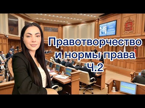 Видео: ЛЕКЦИЯ #3 I Правотворчество и нормы права Ч.2