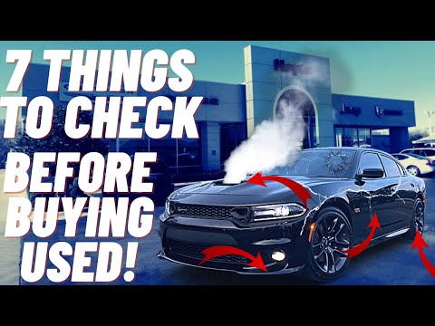 Видео: 7 вещей, которые следует проверить перед покупкой подержанного Dodge Scat Pack или Hellcat Charger