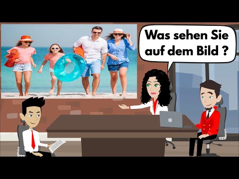 Видео: Описание изображения Экзамен B1 (DTZ) | Устный экзамен, часть 2