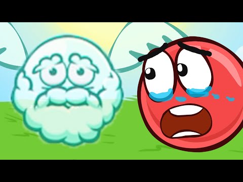 Видео: Новый КРАСНЫЙ ШАР, Красныш и Дедушка красный шарик, мультик игра #131
