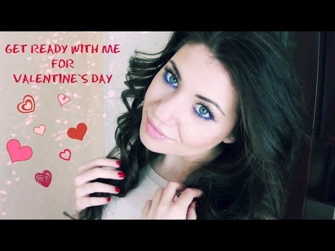Видео: Грим, прическа и облекло за Св. Валентин | GET READY WITH ME
