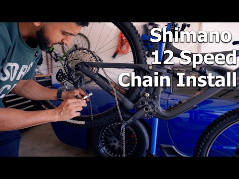 Видео: Как заменить цепь на горном велосипеде | Всегда используйте цепь Shimano