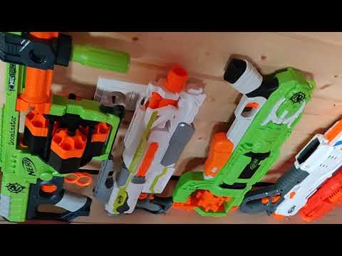 Видео: Обзор на всю мою коллекцию NERF!!!