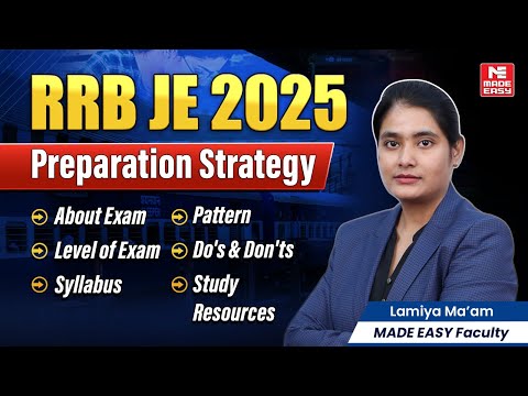 Видео: Стратегия подготовки к RRB JE 2025 | Полное руководство | Программа, шаблон, объяснения того, что...