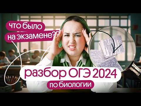 Видео: ⚡️РАЗБОР РЕАЛЬНОГО ОГЭ 2024 | Что было на ОГЭ?😱