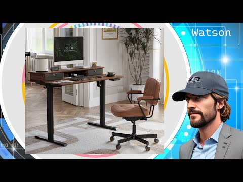 Видео: Электрический стол FEZiBO Jasper с 4 предустановками высоты, защита от столкновений