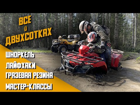 Видео: ВСЁ О КВАДРОЦИКЛАХ 4х2  200 СС