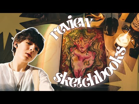 Видео: Обзор на  ꩜⋆. my sketchbooks⭑꩜