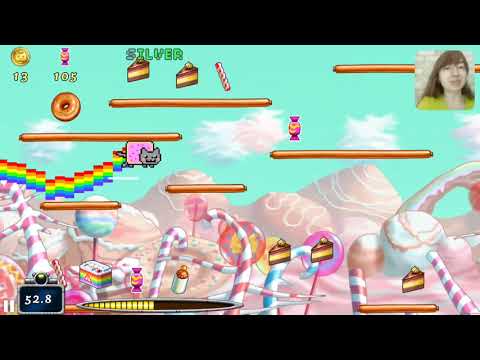 Видео: Nyan Cat🐱Lost in Space🚀 (прохождение игры)