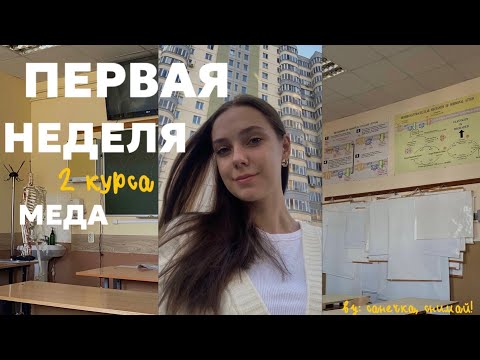Видео: первая неделя учебы на 2 курсе меда | новые дисциплины | педиатрия | кгму