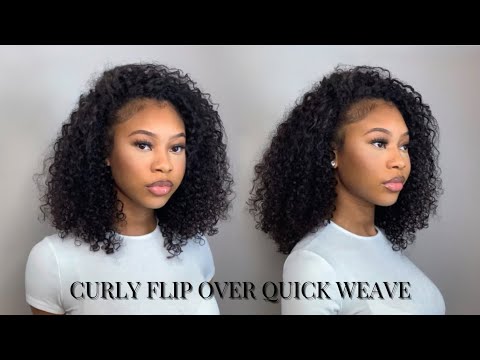 Видео: СПОСОБ СДЕЛАТЬ: Быстрое плетение с переворотом вьющихся прядей