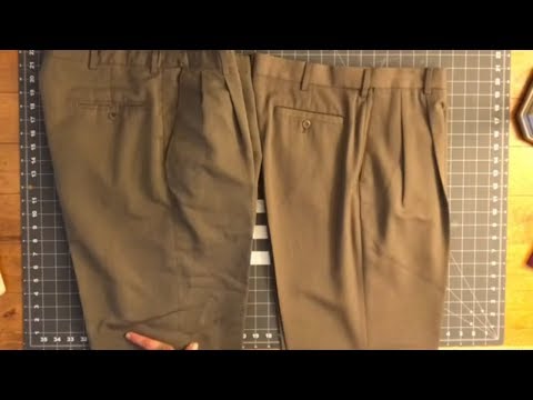 Видео: Как ушить талию и седалище мужских брюк