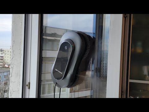 Видео: Обзор Liectroux YW810: робот с форсунками, который моет окна без разводов