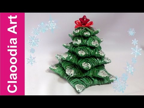Видео: Рождественская елка с бумажным плетеное