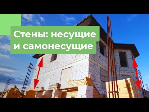 Видео: Несущие и самонесущие стены: В чем разница?