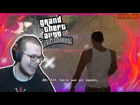 Видео: СМЕШНЫЕ МОМЕНТЫ С БУЛКИНЫМ #62 feat.Bad(GTA San Andreas,GTA 5)