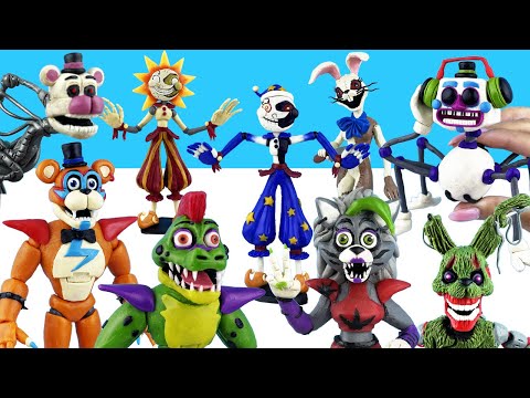 Видео: Лепим ФНАФ ▶ Все мои FNAF фигурки
