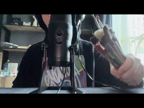 Видео: АСМР | Кисточки с ушка на ушко 🖌️ Для твоего расслабления и сна💖 ASMR | Brushing for your sleep