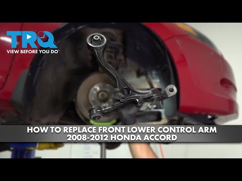 Видео: Как заменить передний нижний рычаг подвески Honda Accord 2008-2012