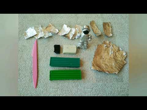 Видео: Лепка из пластилина и фольги "Скафандр"