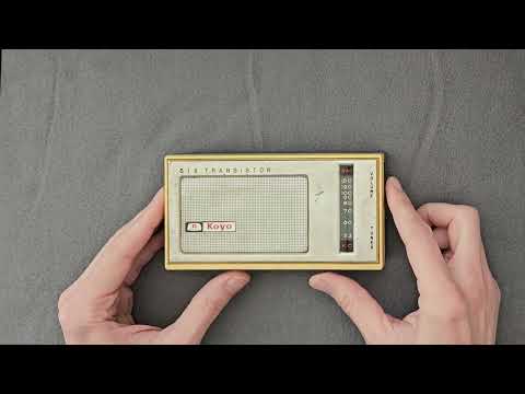 Видео: Koyo Японский транзисторный приёмник 60-х годов