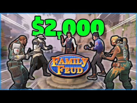 Видео: VALORANT FAMILY FEUD за 2000 долларов!