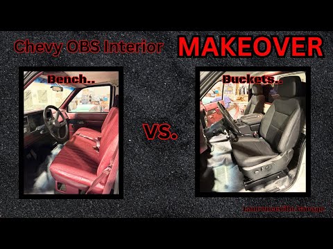 Видео: Бюджетная замена сидений для грузовиков Chevrolet/GMC OBS 1988–1998 гг. Инструкция по установке к...